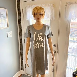 Instant Message T-Shirt Dress SZ MED. NWOT‎
